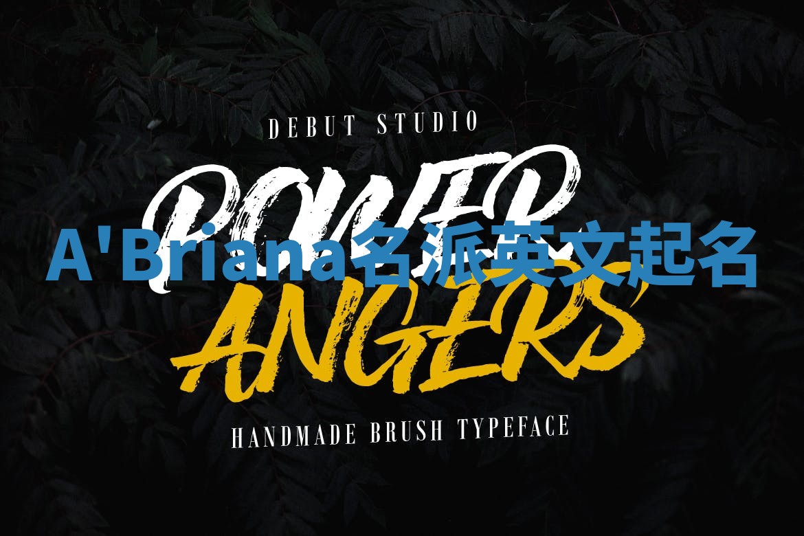 A'Briana名派英文起名