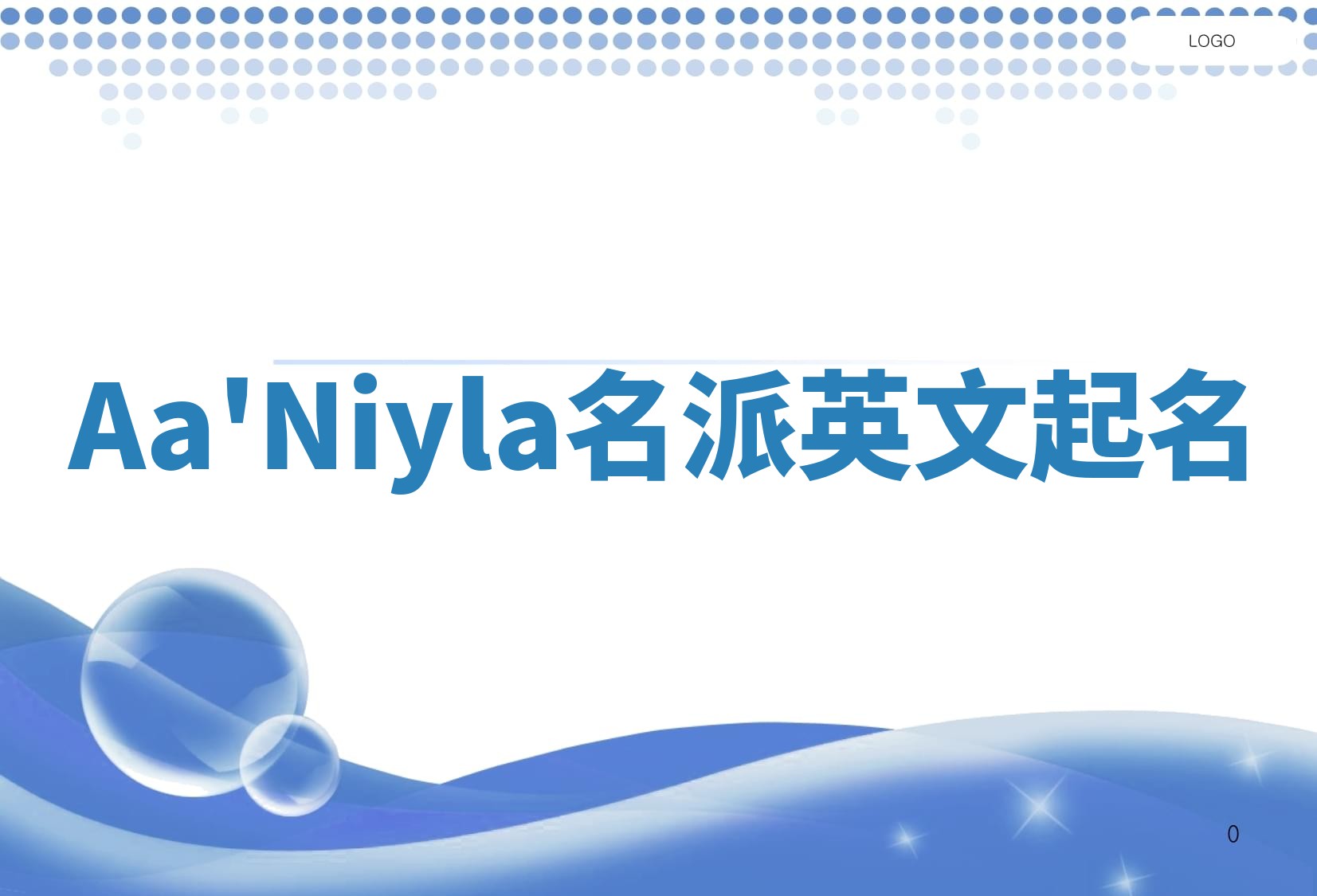 Aa'Niyla名派英文起名