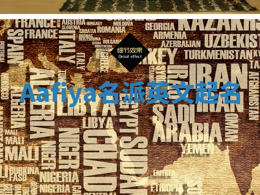 Aafiya名派英文起名