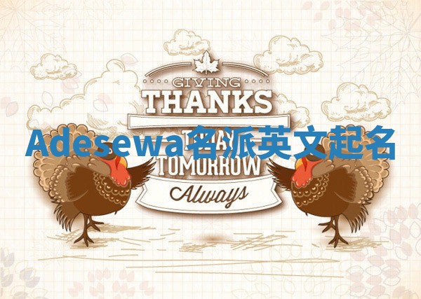 Adesewa名派英文起名