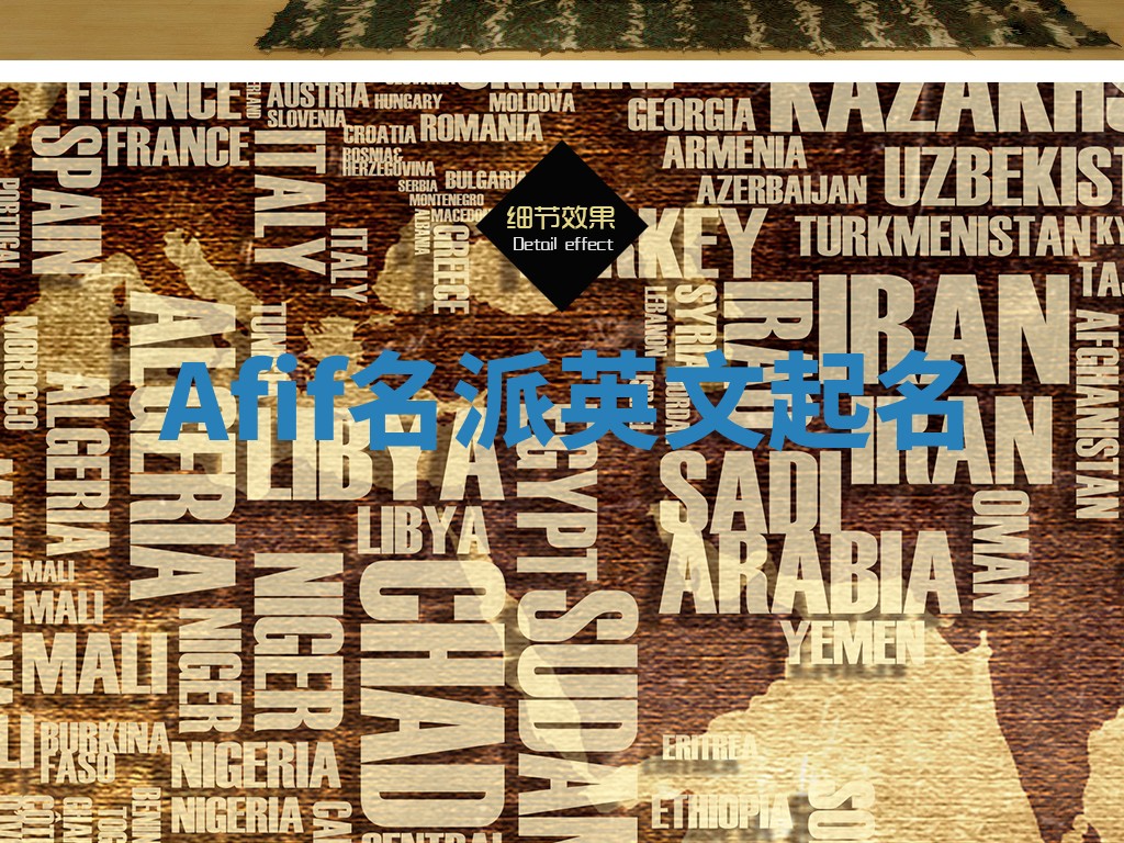 Afif名派英文起名