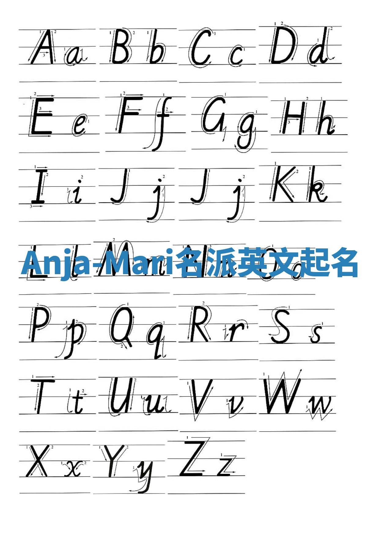 Anja-Mari名派英文起名