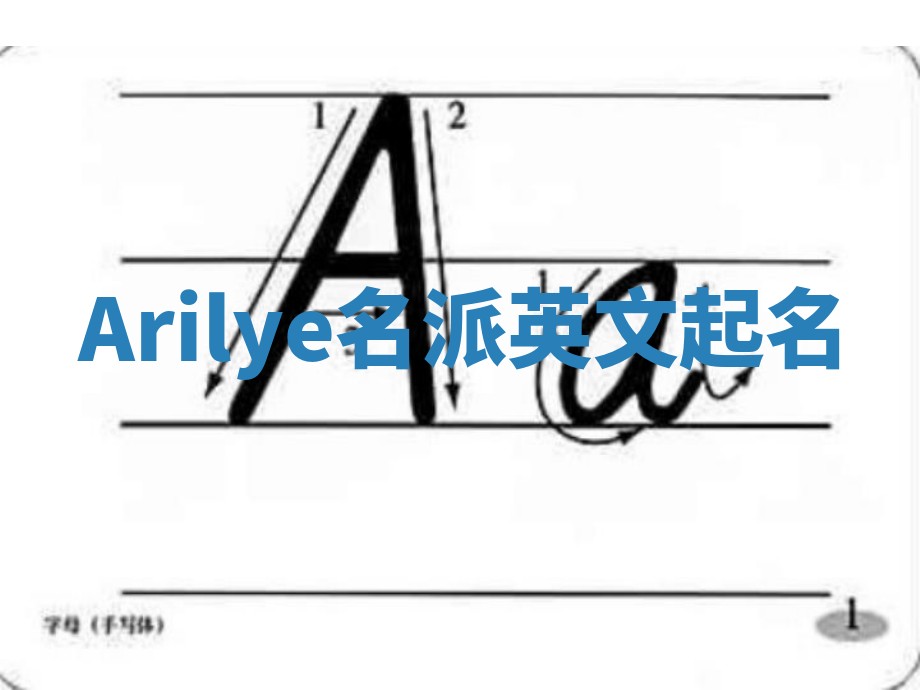 Arilye名派英文起名