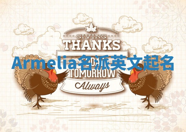 Armelia名派英文起名