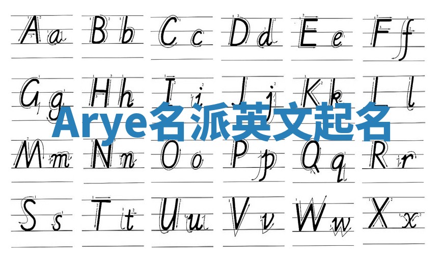 Arye名派英文起名