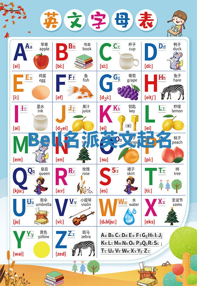 Bell名派英文起名