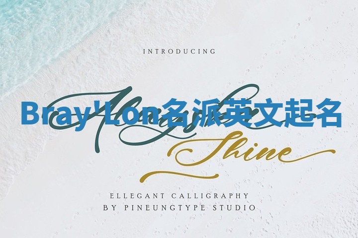 Bray'Lon名派英文起名