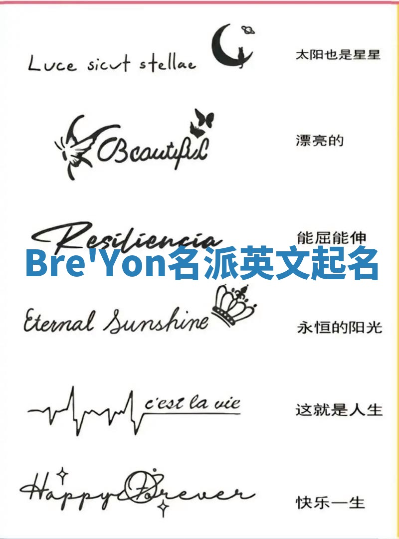 Bre'Yon名派英文起名
