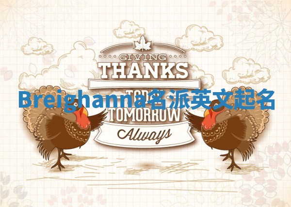 Breighanna名派英文起名