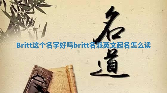 Britt这个名字好吗 britt名派英文起名怎么读