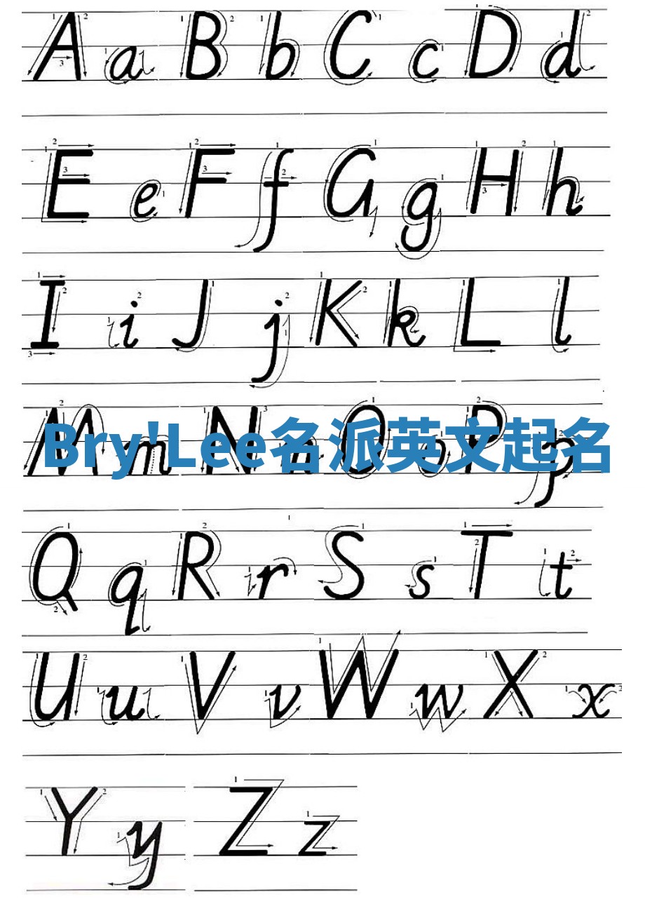 Bry'Lee名派英文起名