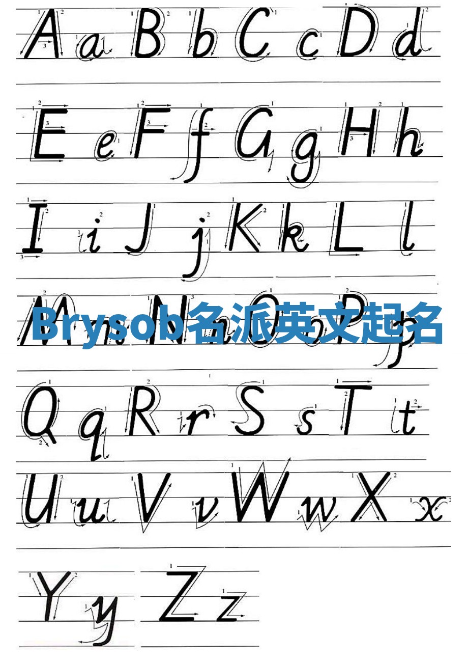 Brysob名派英文起名