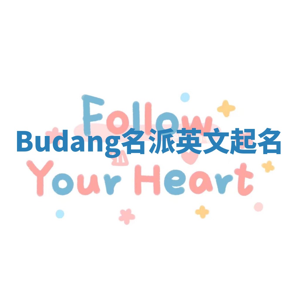 Budang名派英文起名