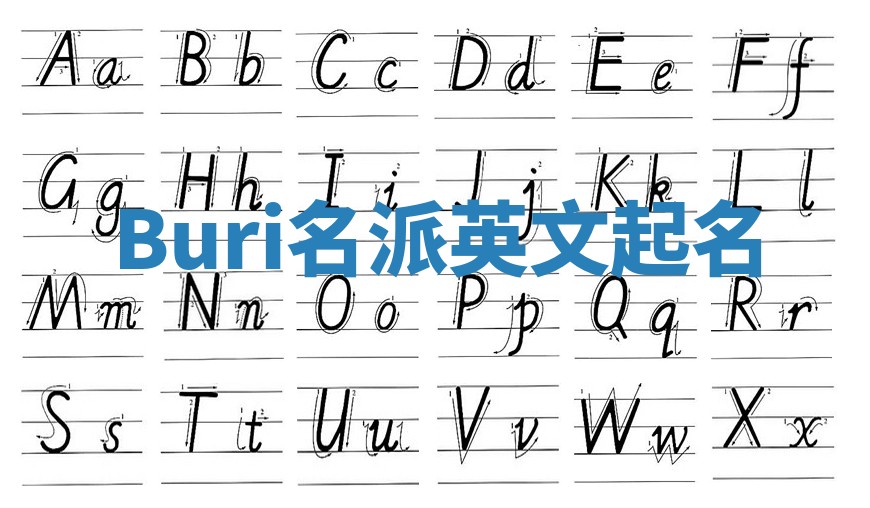Buri名派英文起名