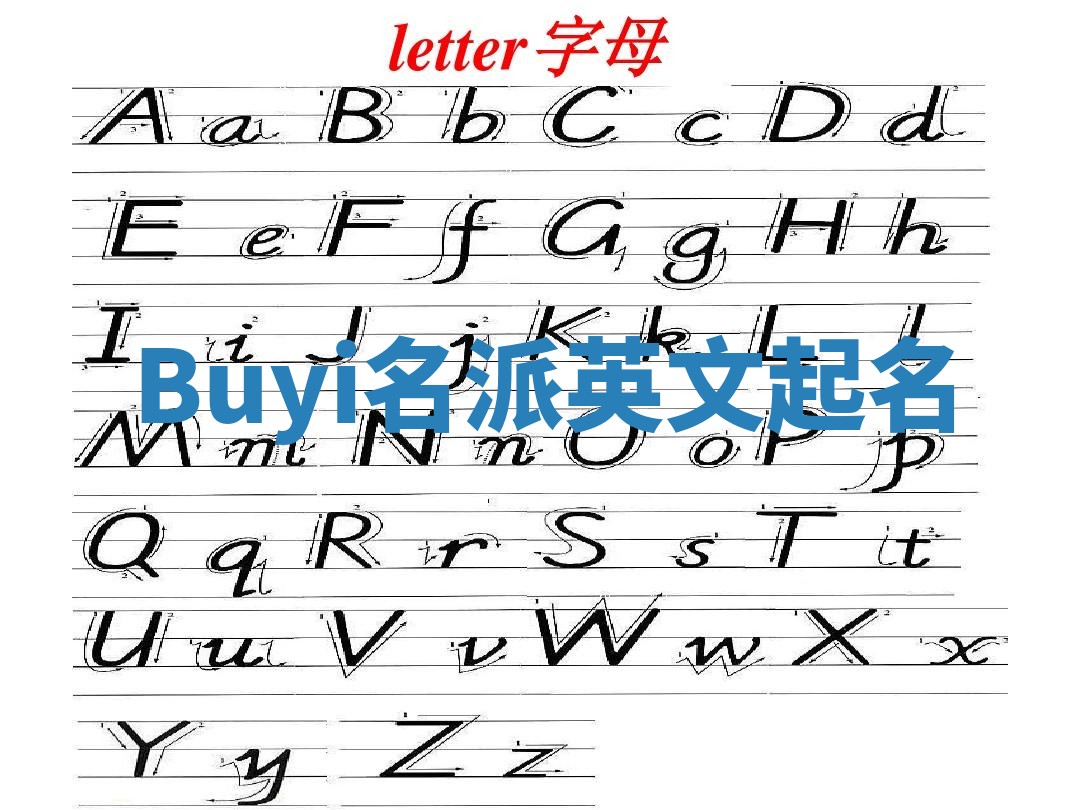 Buyi名派英文起名