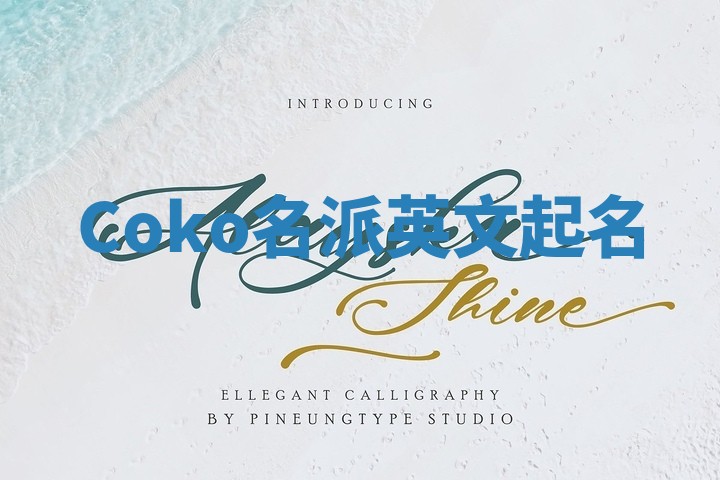 Coko名派英文起名