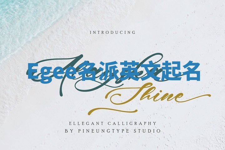 Egee名派英文起名