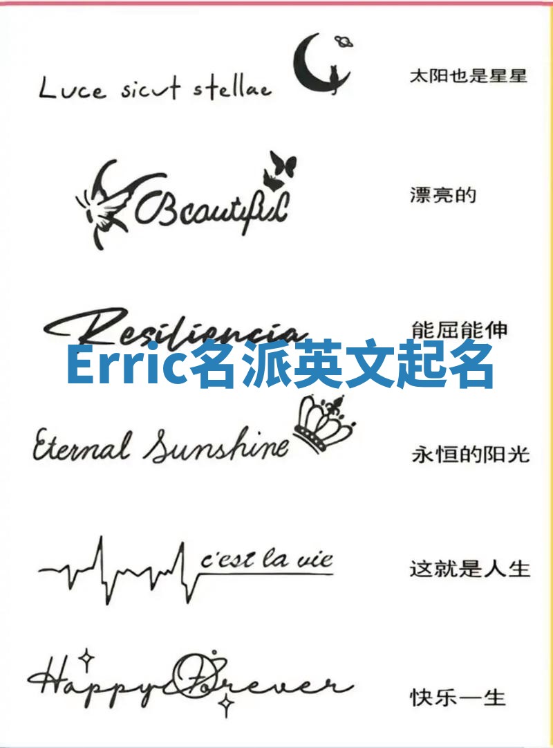 Erric名派英文起名