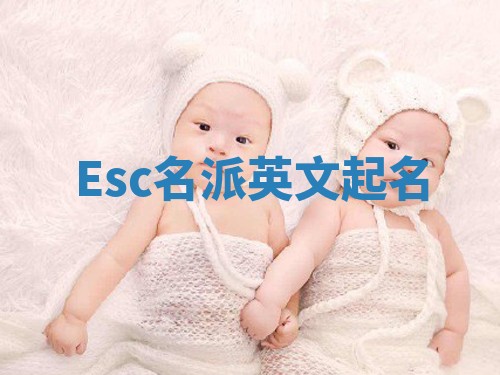 Esc名派英文起名