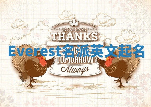 Everest名派英文起名