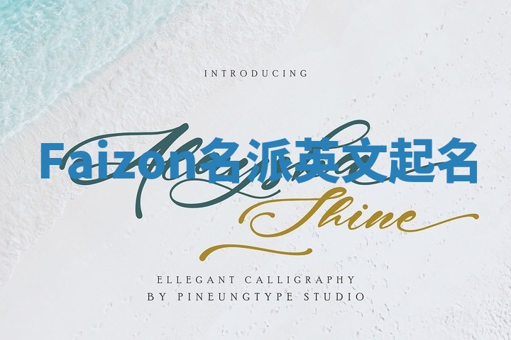 Faizon名派英文起名