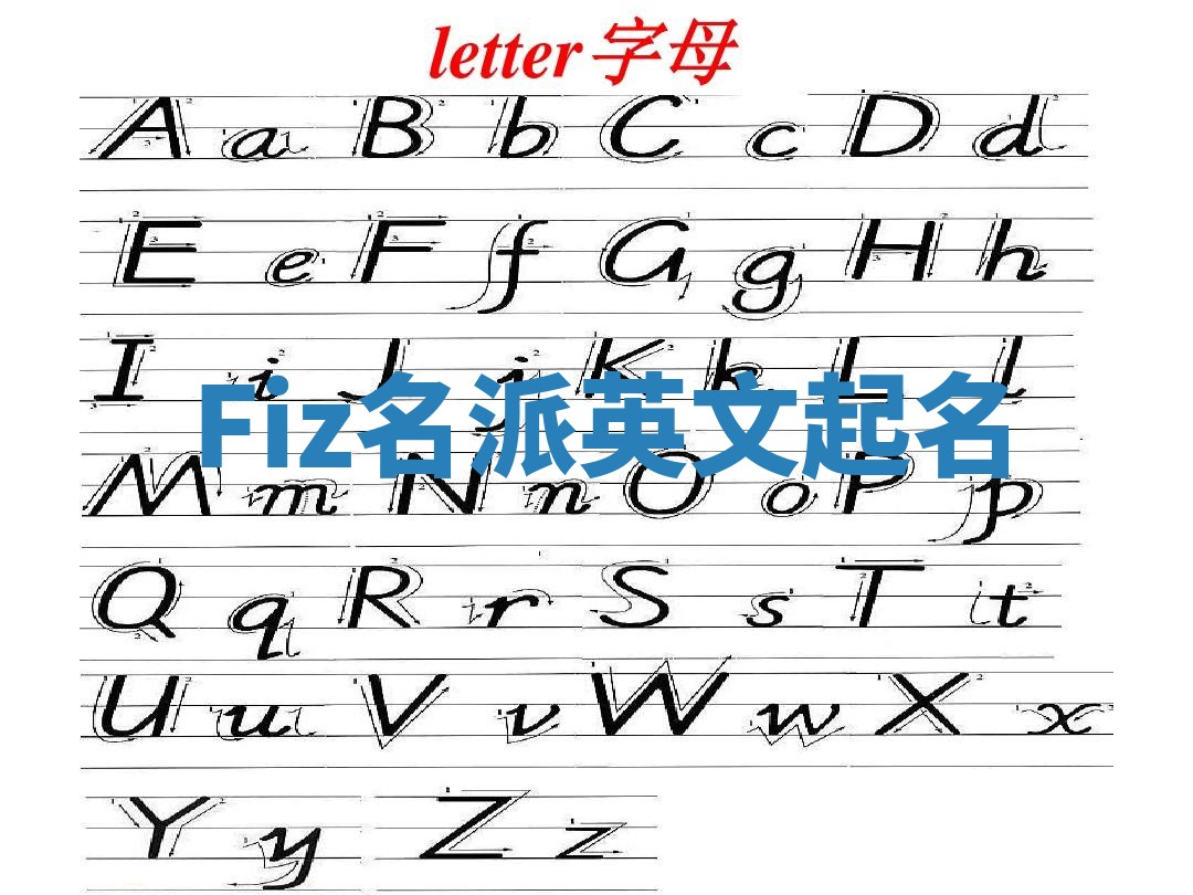 Fiz名派英文起名