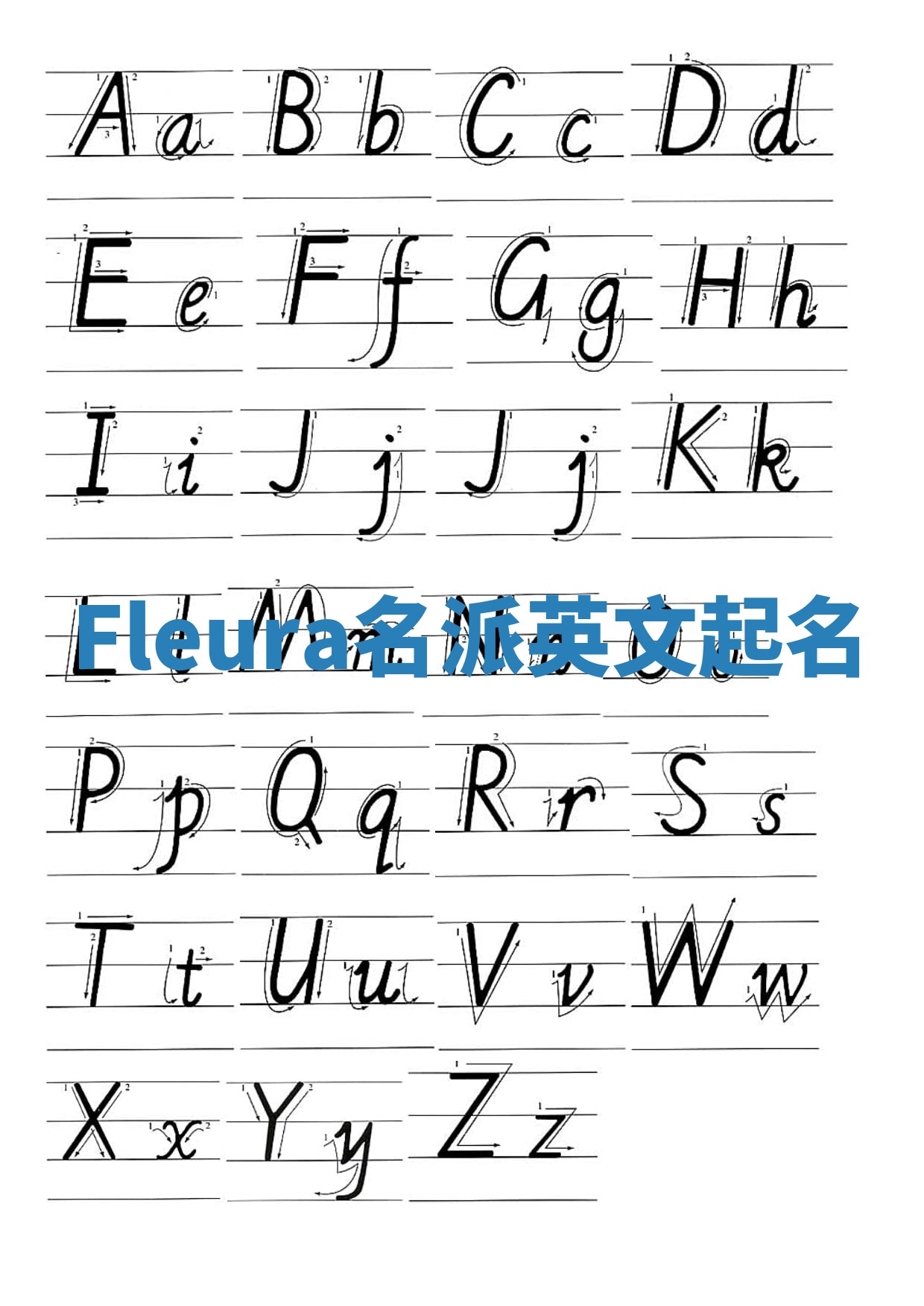 Fleura名派英文起名