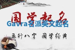 Gavra名派英文起名