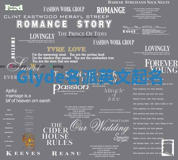 Glyde名派英文起名