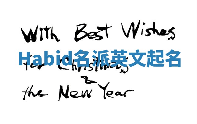 Habid名派英文起名