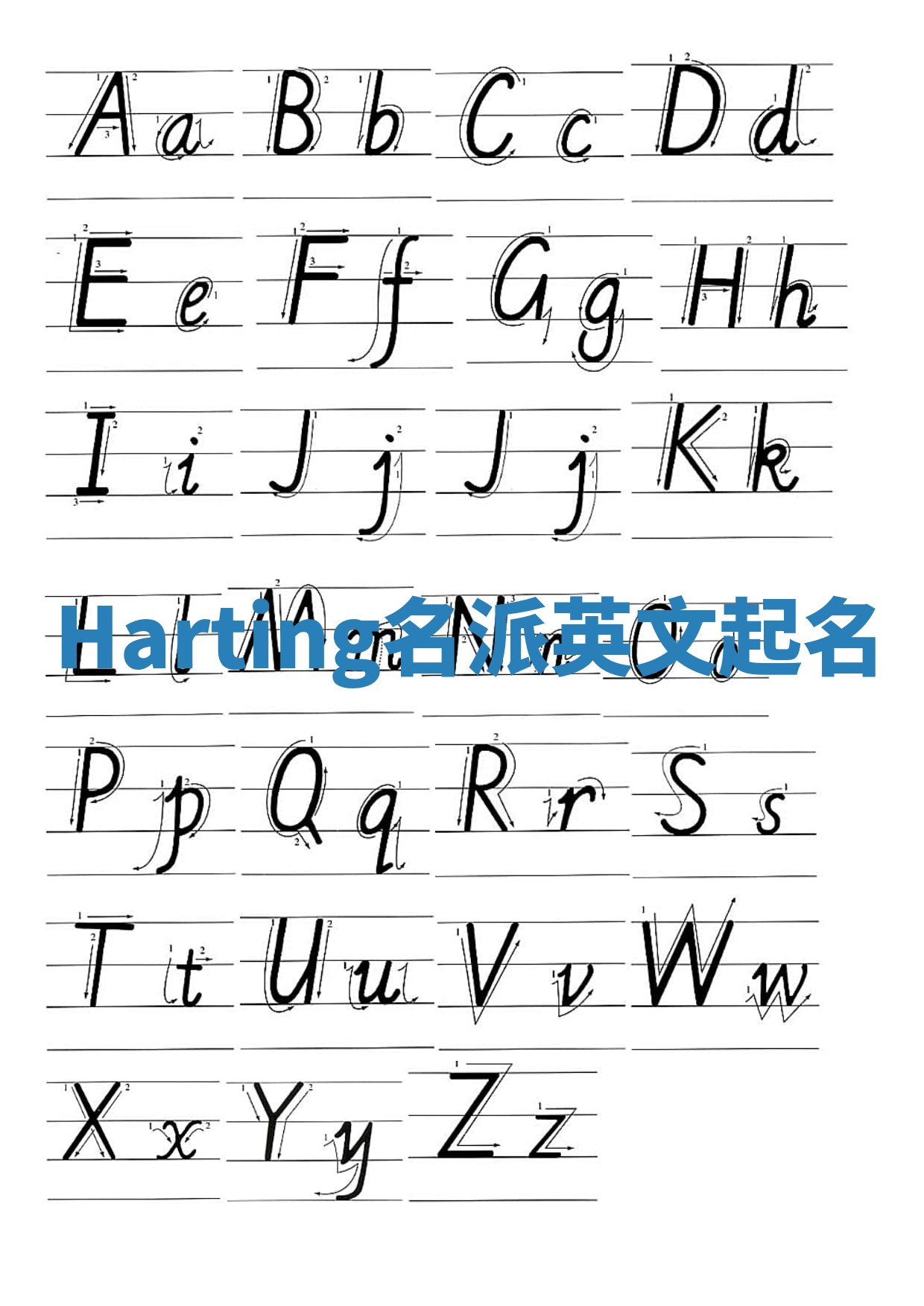 Harting名派英文起名