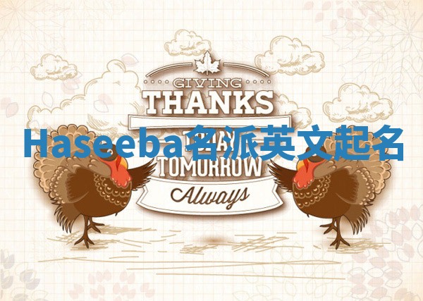 Haseeba名派英文起名