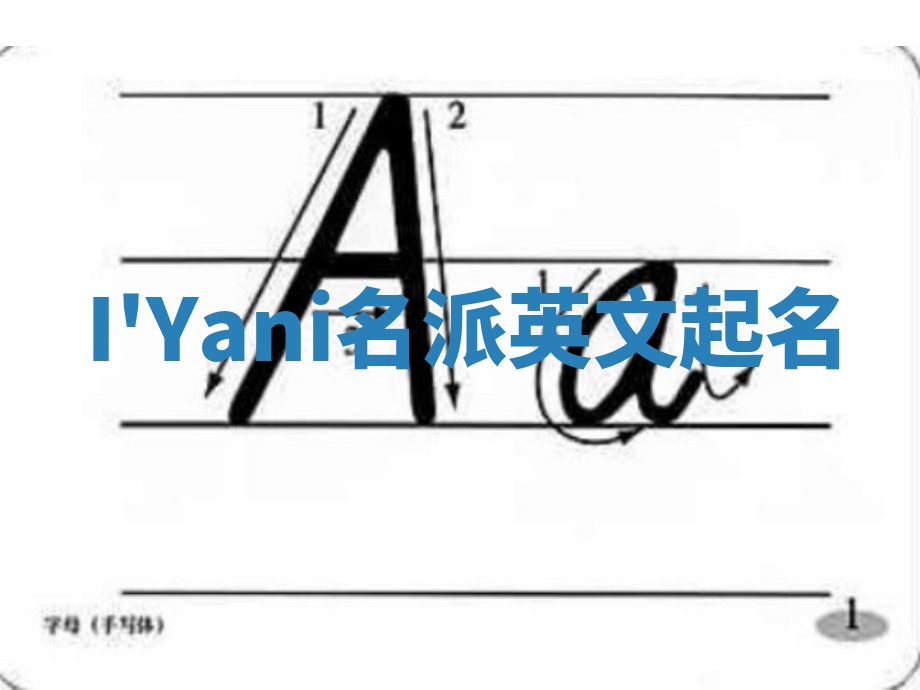 I'Yani名派英文起名 I'Yani名派英文起名