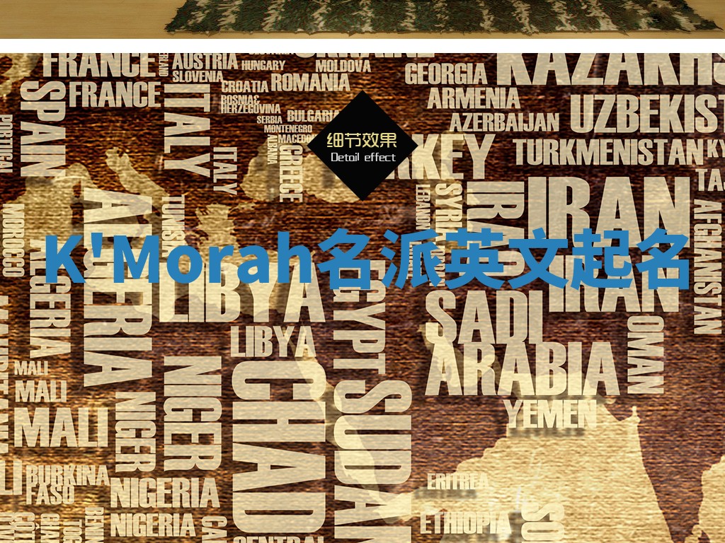 K'Morah名派英文起名