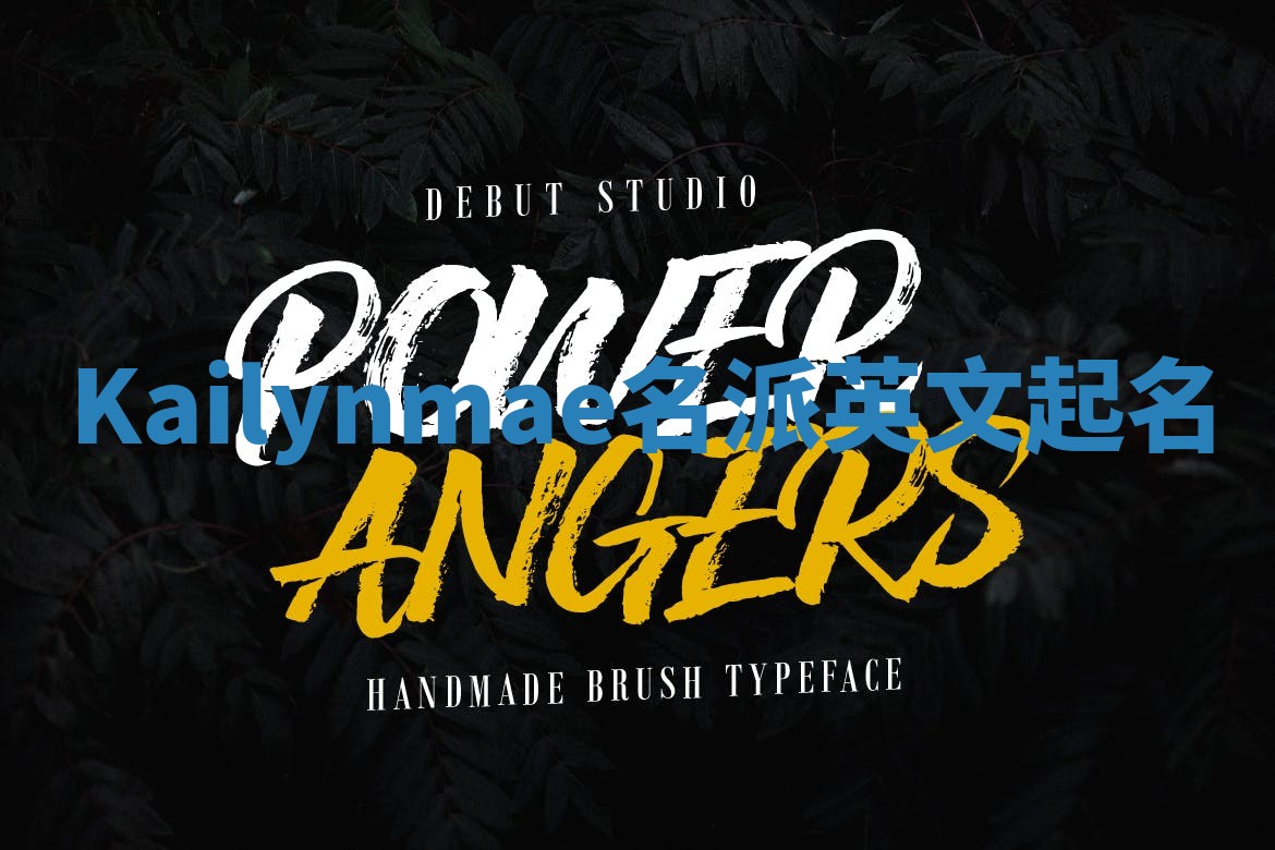 Kailynmae名派英文起名