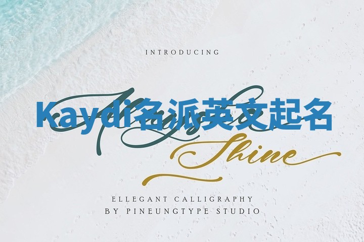 Kaydi名派英文起名