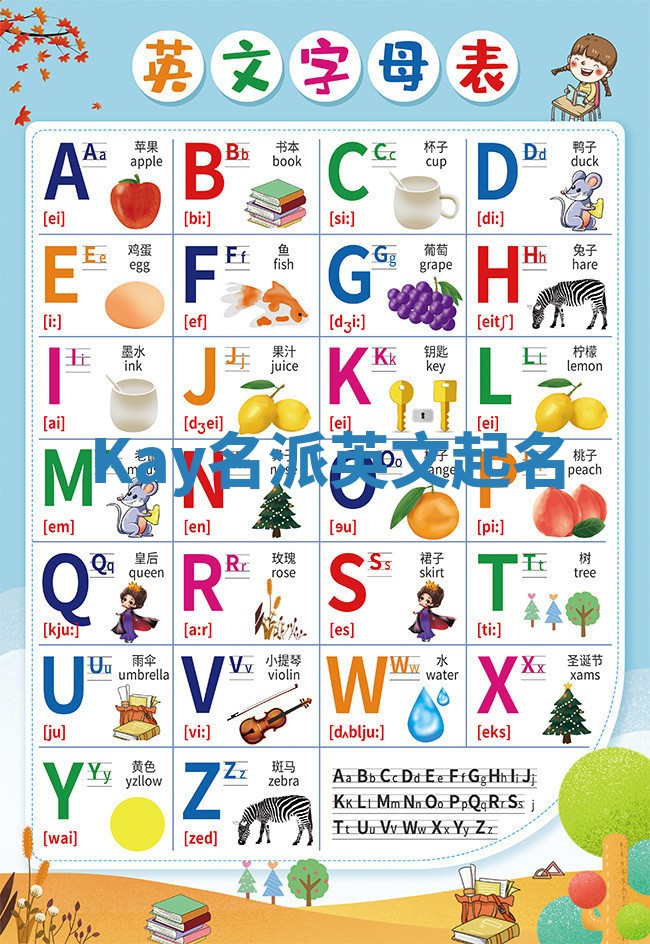 Kay名派英文起名