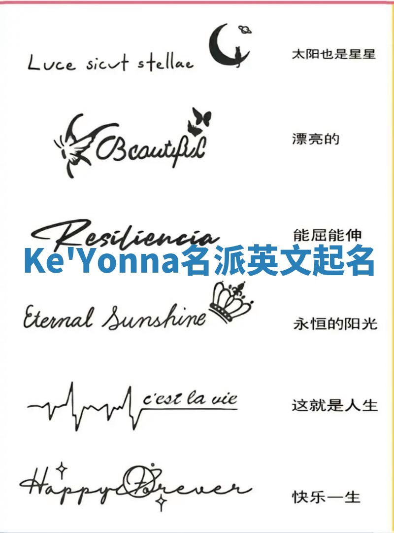 Ke'Yonna名派英文起名