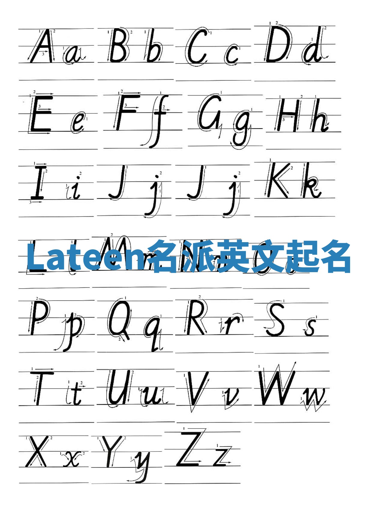 Lateen名派英文起名