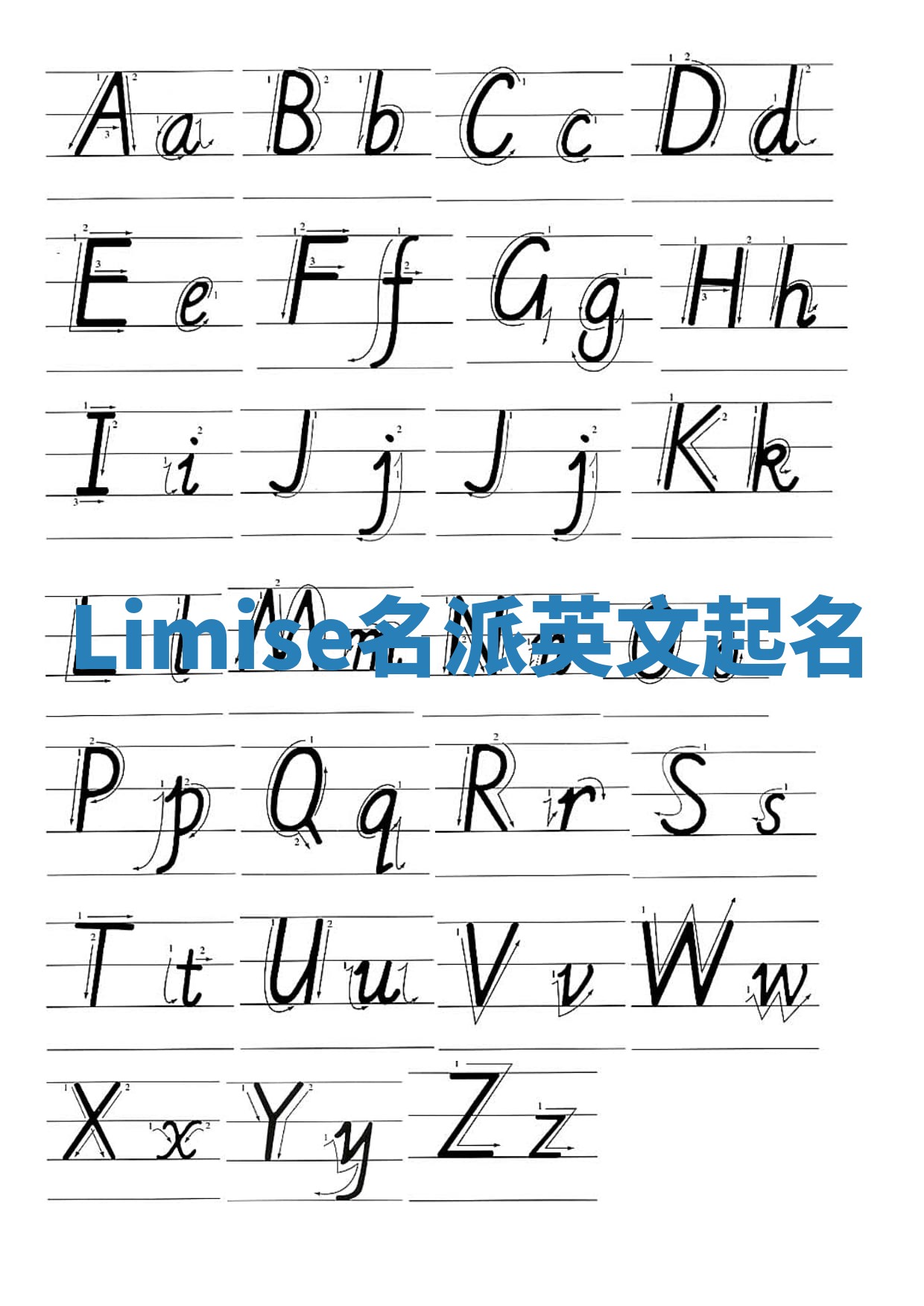 Limise名派英文起名