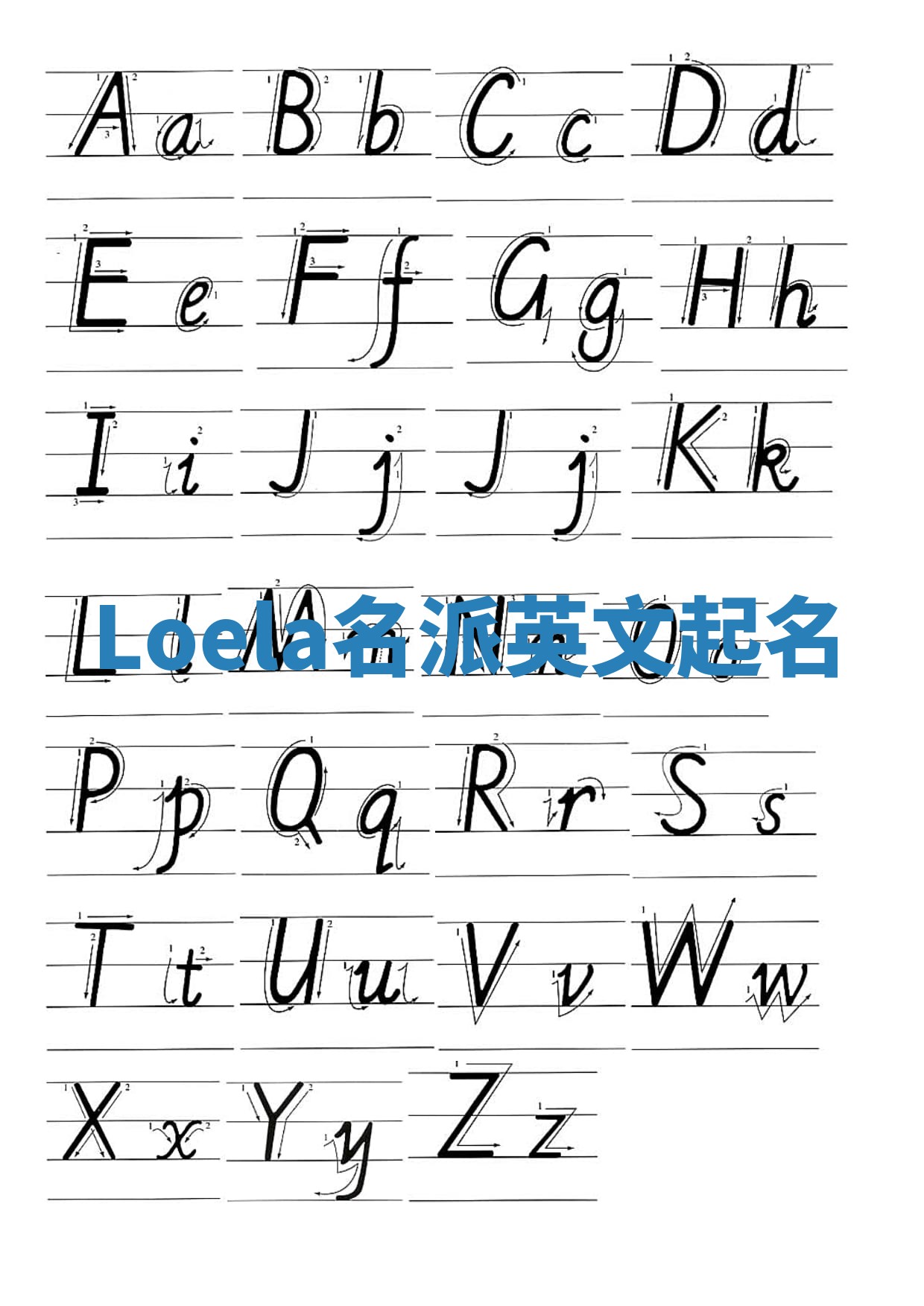 Loela名派英文起名