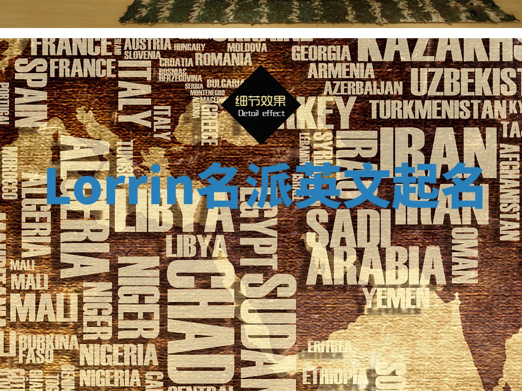 Lorrin名派英文起名