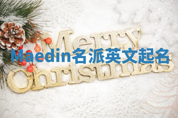 Maedin名派英文起名