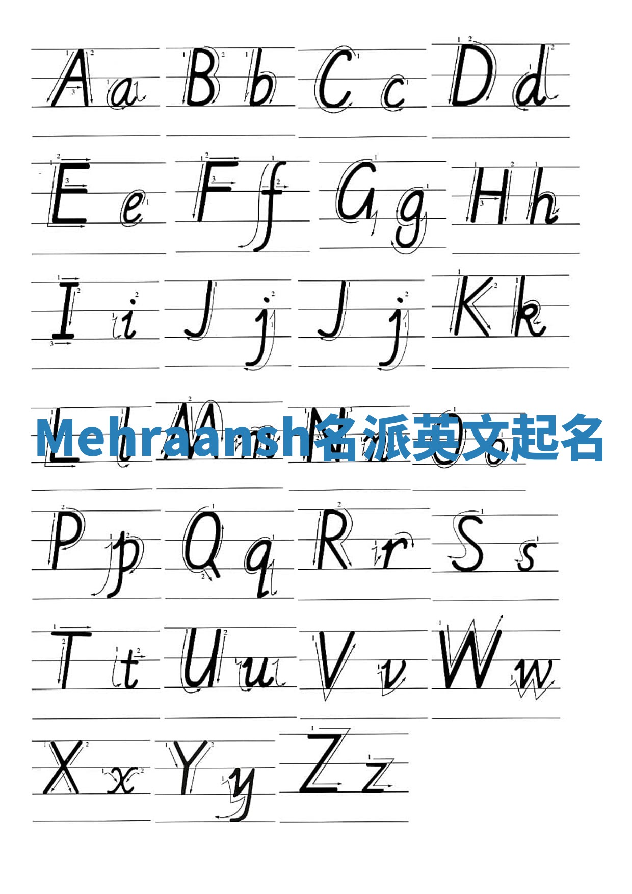 Mehraansh名派英文起名 Mehraansh名派英文起名