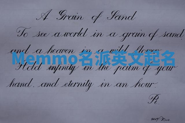 Memmo名派英文起名