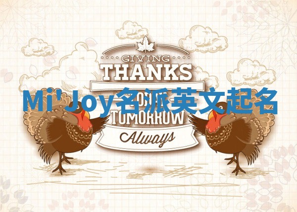 Mi'Joy名派英文起名