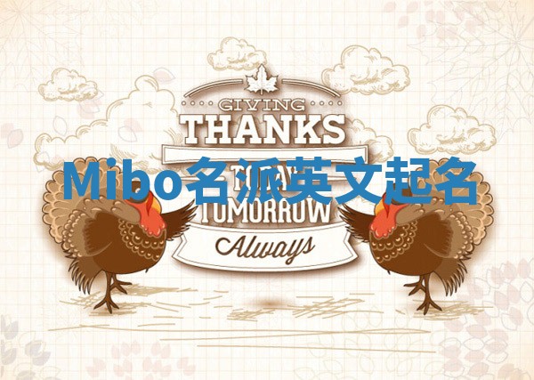 Mibo名派英文起名