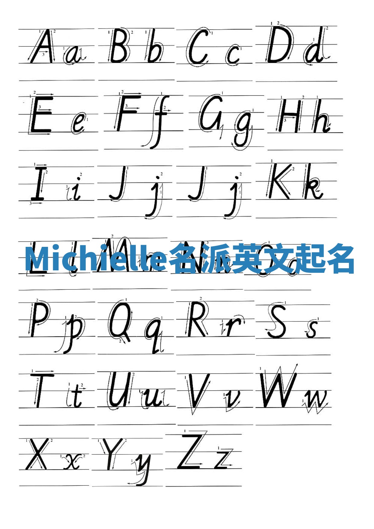 Michielle名派英文起名