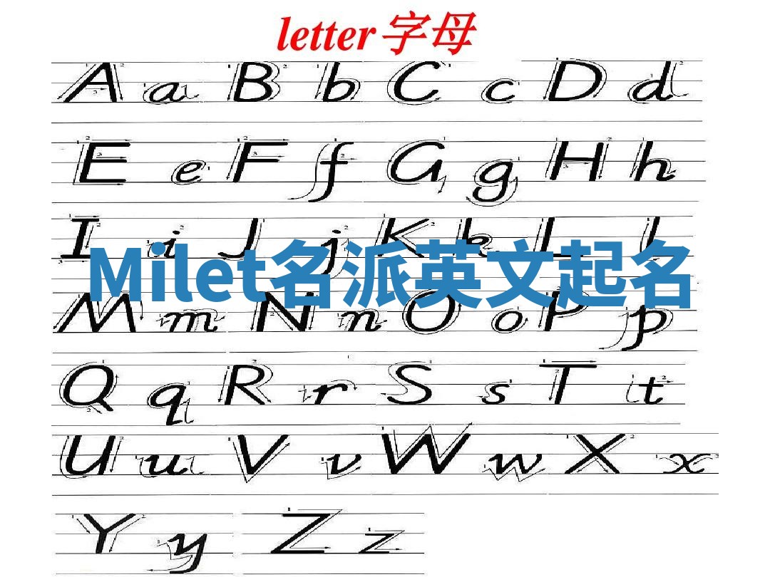 Milet名派英文起名