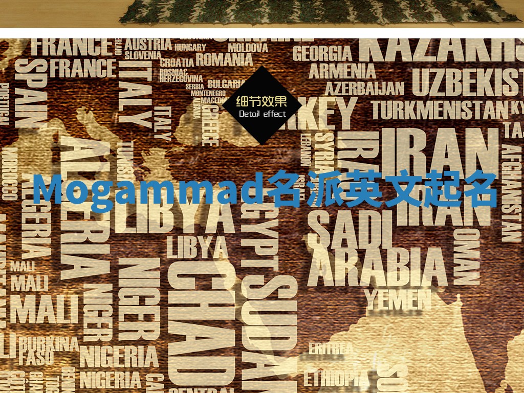 Mogammad名派英文起名